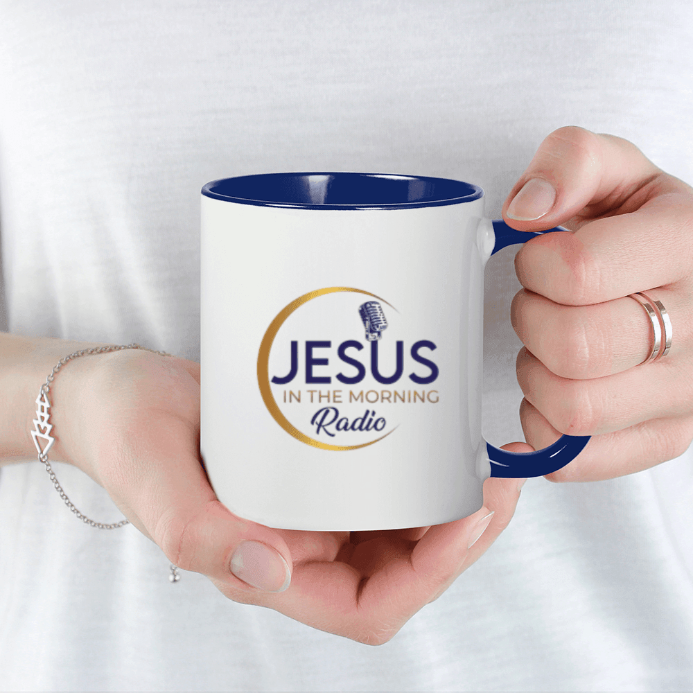 Jesus in the Morning Radio Coffee Mug Jesus in the Morning Radio Coffee Mug